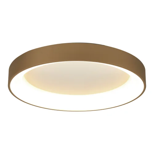 Светильник потолочный LED Niseko 8026 Mantra белый 1 лампа, основание золотое в стиле современный 
