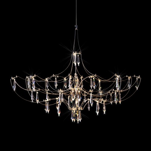 Люстра подвесная ЛЕД Мира / Mira 10589/900 Silver Asfour LOFT IT прозрачная на 1 лампу, основание серебряное в стиле арт-деко капли фото 4 Люстра подвесная ЛЕД Мира / Mira 10589/900 Silver Asfour LOFT IT прозрачная на 1 лампу, основание серебряное в стиле арт-деко капли фото 4
