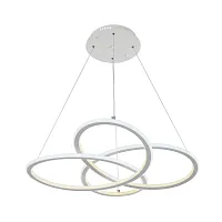 Светильник подвесной LED Altedo L 1.5.50 W Arti Lampadari белый на 1 лампу, основание белое в стиле современный 