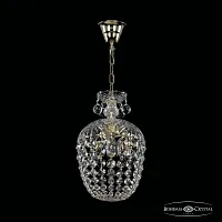 Светильник подвесной 14771/22 G Bohemia Ivele Crystal прозрачный 3 лампы, основание золотое в стиле классический sp