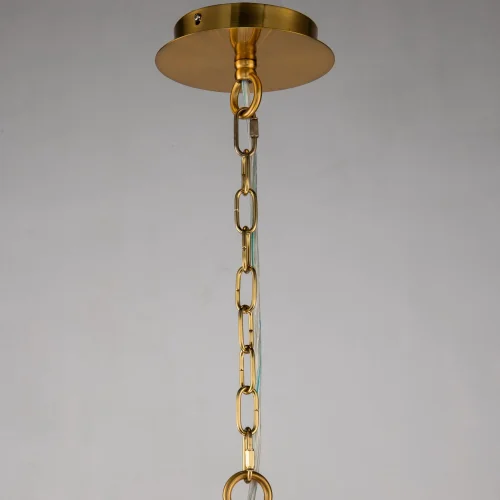 Люстра подвесная Gracilis 2648-6P Favourite прозрачная на 6 ламп, основание латунь в стиле классический современный  фото 3