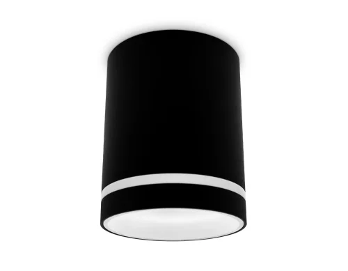 Светильник накладной TN3204 Ambrella light чёрный 1 лампа, основание чёрное в стиле модерн круглый фото 4