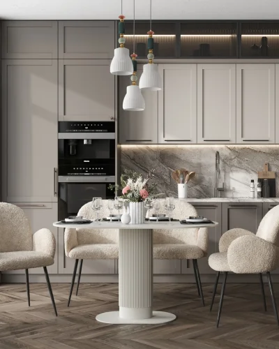 Стол обеденный Mystery 130*80 белый, столешница УТ000039507 Stool Group столешница белая из мдф фото 7