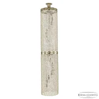 Люстра каскадная хрустальная 83401/30IV-150/2D Ni Bohemia Ivele Crystal прозрачная на 16 ламп, основание никель в стиле классика модерн r