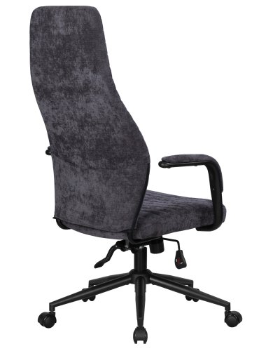 Офисное кресло для руководителей DOBRIN LOKI (антрацит (VRH230-01)) цвет сиденья антрацит (VRH230-01), цвет основания черный Dobrin, антрацит/текстиль, ножки/металл/, размеры - 1175*1260**** фото 4