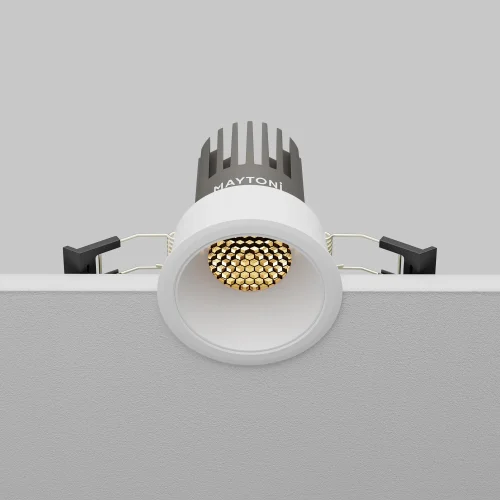 Светильник точечный LED Dip DL123-10W-2.7K-W Maytoni белый на 1 лампу, основание белое в стиле современный круглый фото 8