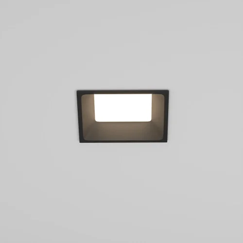 Светильник точечный LED Okno DL056-8W3-4-6K-B Maytoni чёрный на 1 лампу, основание чёрное в стиле хай-тек современный фото 4