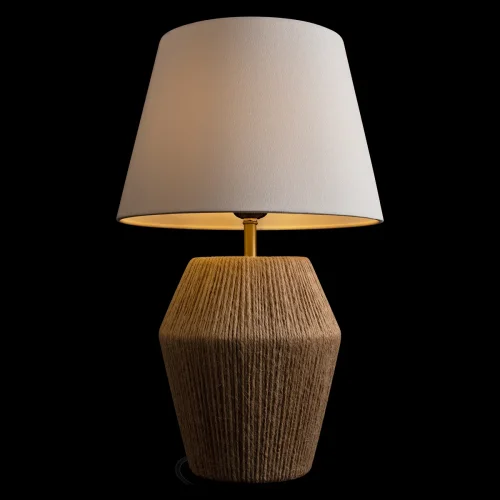 Настольная лампа Джут / Jute 10517T LOFT IT белая на 1 лампу, основание бежевое верёвка металл в стиле классический фото 5