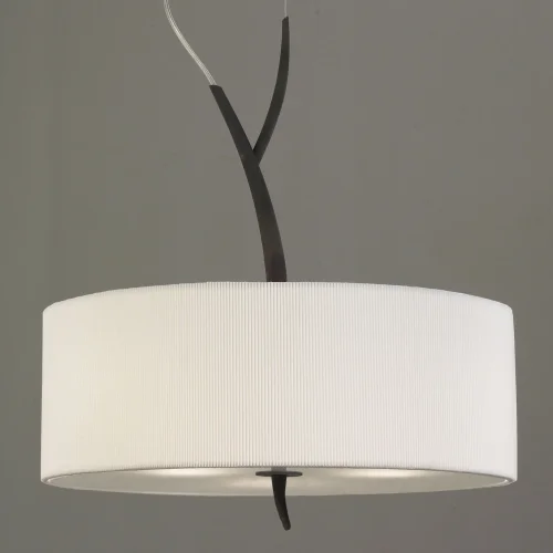Люстра подвесная  EVE FORJA - P. CREMA 1153 Mantra белая на 3 лампы, основание серое в стиле современный  фото 4