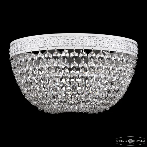 Бра AL19051B/25FL WMN Bohemia Ivele Crystal без плафона на 2 лампы, основание белое серое в стиле классический r фото 2