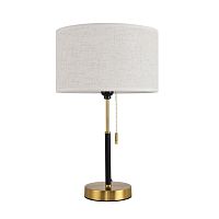 Настольная лампа Irisa 8358/1T Lumion белая на 1 лампу, основание медь чёрное металл в стиле классический 