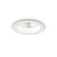 Светильник точечный LED BASIC FI ACCENT 10W 3000K Ideal Lux белый на 1 лампу, основание белое в стиле современный 