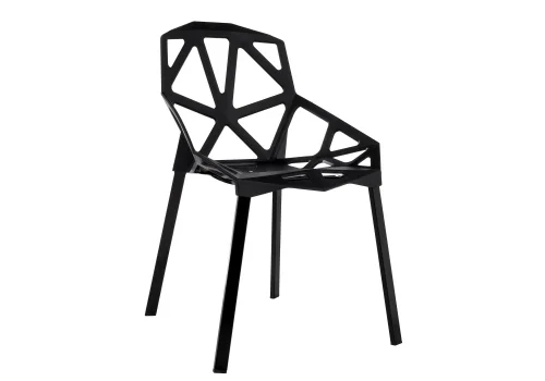 Деревянный стул One PC-015 черный 11697 Woodville, чёрный/, ножки/металл/чёрный, размеры - ****550*560 фото 2