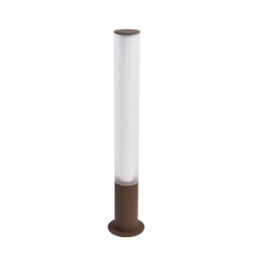 Парковый светильник Cortena 7180/22GL Odeon Light уличный IP65 коричневый на 1 лампу, плафон белый в стиле хай-тек ЛЕД Парковый светильник Cortena 7180/22GL Odeon Light уличный IP65 коричневый на 1 лампу, плафон белый в стиле хай-тек ЛЕД