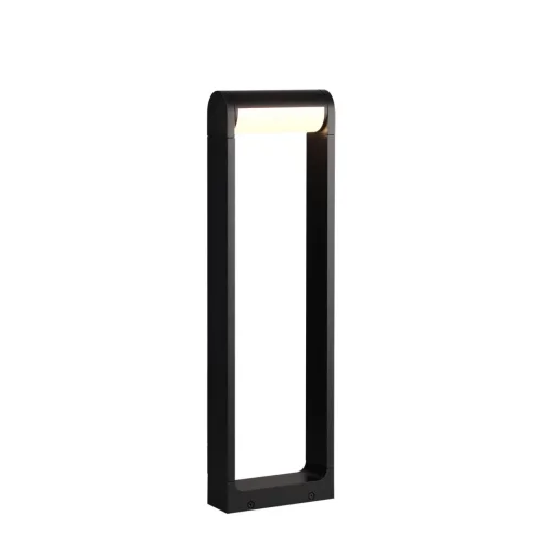 Парковый светильник LED Twinset 7117/12GL Odeon Light уличный IP65 чёрный на 1 лампу, плафон чёрный в стиле хай-тек современный LED фото 2