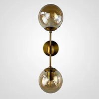 Бра Modo 84999-22 ImperiumLoft янтарный 2 лампы, основание золотое в стиле современный арт-деко 