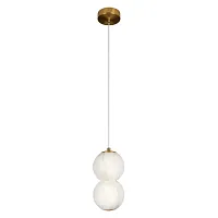 Светильник подвесной ЛЕД Бидз / Beads 10530/2P LOFT IT бежевый на 1 лампу, основание бронзовое в стиле современный Светильник подвесной ЛЕД Бидз / Beads 10530/2P LOFT IT бежевый на 1 лампу, основание бронзовое в стиле современный