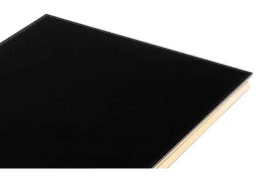 Стеклянный стол Komin 2 черный / золото 15308 Woodville столешница чёрная из стекло фото 5