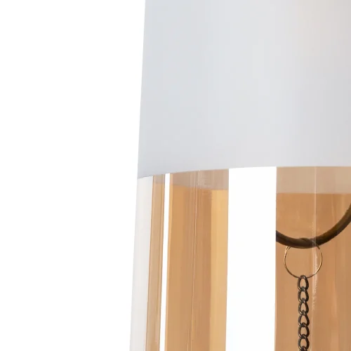 Светильник подвесной Lich 5012/28 SP-1 Divinare янтарный 1 лампа, основание бронзовое в стиле современный  фото 3