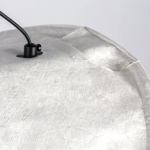 Светильник подвесной LED Genova 610046 Lightstar белый на 1 лампу, основание чёрное в стиле минимализм современный фото 3