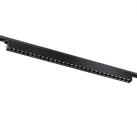 Трековый светильник однофазный Iter 358835 Novotech чёрный для шинопроводов серии Iter