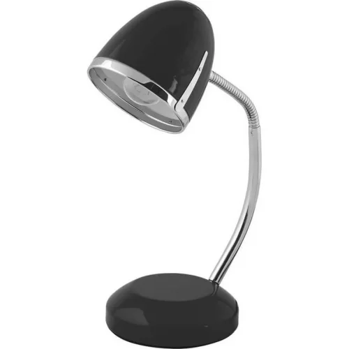 Настольная лампа офисная Pocatello 5828-NW Nowodvorski чёрная 1 лампа, основание чёрное металл в стиле современный 