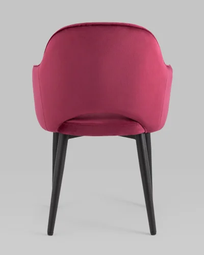 Стул Венера диамант NEW, велюр бордовый NP УТ000038255 Stool Group, /, ножки//чёрный, размеры - *820***585*645 фото 6