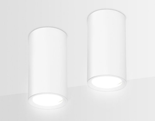 Светильник накладной TN218 Ambrella light белый 1 лампа, основание белое в стиле современный круглый фото 4
