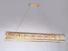 Люстра подвесная 10265+15/C gold Newport прозрачная на 20 ламп, основание золотое в стиле современный 