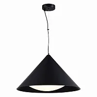 Светильник подвесной LED Tresor SL6501.423.01 ST-Luce чёрный 1 лампа, основание чёрное в стиле современный минимализм 