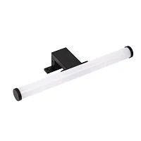 Бра c креплением на зеркало LED Orizzone A2935AP-1BK Arte Lamp белый на 1 лампу, основание чёрное в стиле современный 