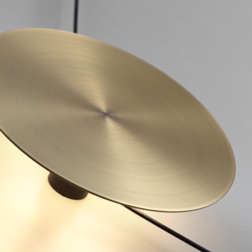 Бра LED Galaxy 7115/36WL Odeon Light чёрный на 1 лампу, основание чёрное в стиле хай-тек отражённый свет фото 6