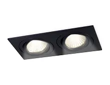 Светильник точечный TN1026 TN102627 Ambrella light чёрный 2 лампы, основание чёрное в стиле хай-тек модерн 