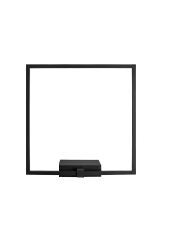 Бра LED CLT 231W450 BL Crystal Lux чёрный на 1 лампу, основание чёрное в стиле современный квадраты