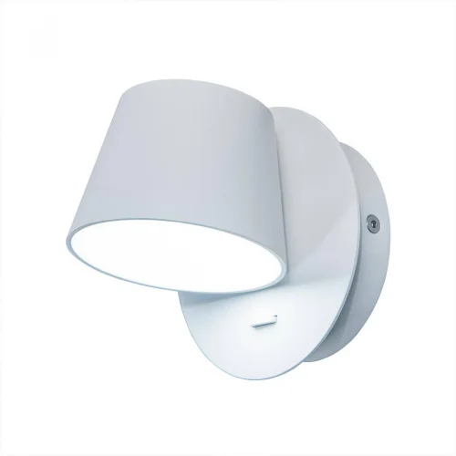 Бра с выключателем LED Норман CL533310N Citilux белый на 1 лампа, основание белое в стиле современный 