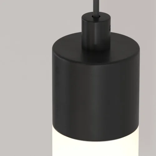 Светильник подвесной LED Ray P022PL-L10B Maytoni белый 1 лампа, основание чёрное в стиле современный трубочки фото 5