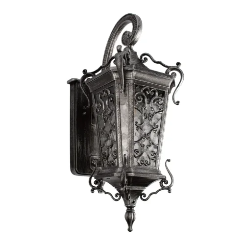 Настенный светильник уличный Tremezzo 100019W BS LOFT IT уличный IP55 серебряный на 1 лампу, плафон прозрачный в стиле замковый кантри классический E27