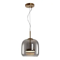 Светильник подвесной LED Padova A2404SP-23SM Arte Lamp серый 1 лампа, основание латунь в стиле современный хай-тек 