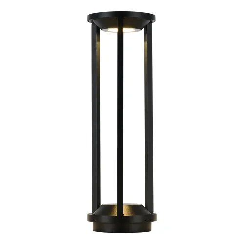 Парковый светильник ЛЕД Глорр SL9535.405.01 ST-Luce уличный IP65 чёрный на 1 лампу, плафон чёрный в стиле хай-тек современный ЛЕД фото 4