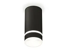 Светильник накладной XS8162005 Ambrella light чёрный 1 лампа, основание чёрное в стиле хай-тек круглый