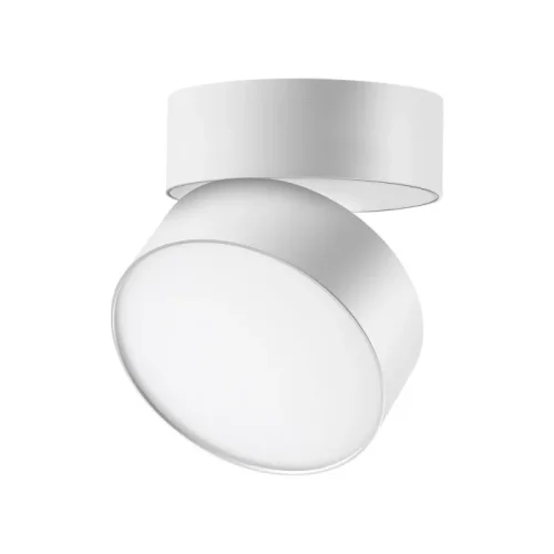 Светильник накладной LED Prometa 358749 Novotech белый на 1 лампу, основание белое в стиле современный круглый