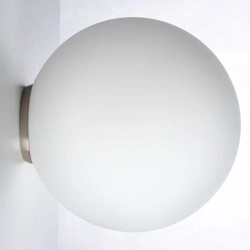 Светильник потолочный Ron CL941D25B1 Citilux белый на 1 лампу, основание хром в стиле современный шар фото 2