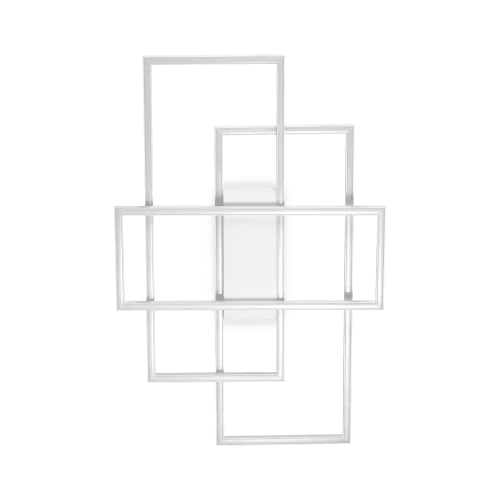 Светильник потолочный LED FRAME PL RETTANGOLO BIANCO Ideal Lux белый 1 лампа, основание белое в стиле современный квадраты фото 2