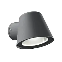 Бра GAS AP1 ANTRACITE Ideal Lux чёрный 1 лампа, основание чёрное серое в стиле современный 