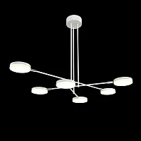 Светильник подвесной LED Fad MOD070PL-L48W3K Maytoni белый 8 ламп, основание белое в стиле современный 