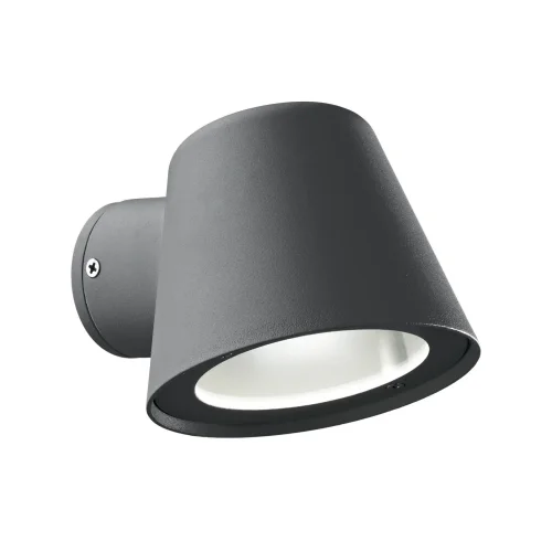 Бра GAS AP1 ANTRACITE Ideal Lux чёрный на 1 лампа, основание чёрное серое в стиле современный 