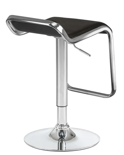 Набор 2 шт Стул барный DOBRIN CRACK (чёрный) цвет сиденья черный, цвет основания хром Dobrin, чёрный/экокожа, ножки/металл/, размеры - 680*890**** фото 5 Набор 2 шт Стул барный DOBRIN CRACK (чёрный) цвет сиденья черный, цвет основания хром Dobrin, чёрный/экокожа, ножки/металл/, размеры - 680*890**** фото 5