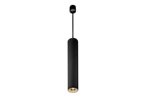 Светильник подвесной LED Oxygen X058105 BK iLedex чёрный 1 лампа, основание чёрное в стиле хай-тек современный трубочки