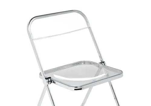 Пластиковый стул Fold складной clear 15377 Woodville, /, ножки/металл/хром, размеры - ****430*460 фото 7