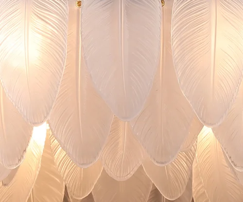 Люстра подвесная Джана 07680-80,36 Kink Light белая на 10 ламп, основание латунь в стиле современный  фото 2